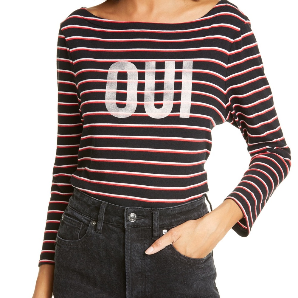 NWT Cinq a Sept Oui Breton Striped Top